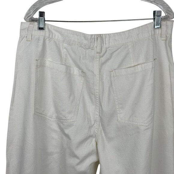 Pistola NEW Revolve Tammy High Rise Trouser Ivory Women's 33 Button Fly Casual - Picture 4 of 11